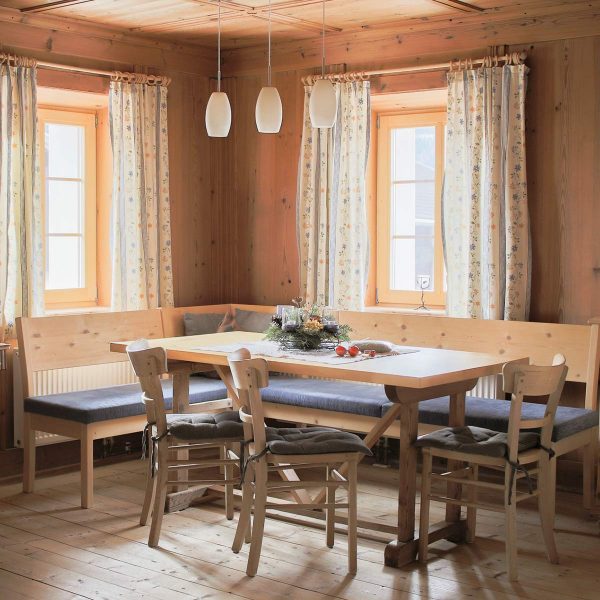 Essbereich der Ferienwohnung Spitzenstein